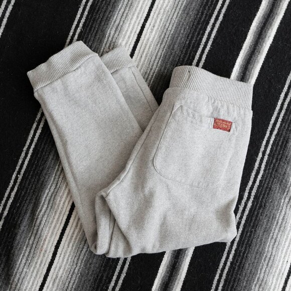 7 for all Mankind Kids Sz 4 Gray Joggers Sweatpants Pockets 74AM Unisex - Picture 1 of 6